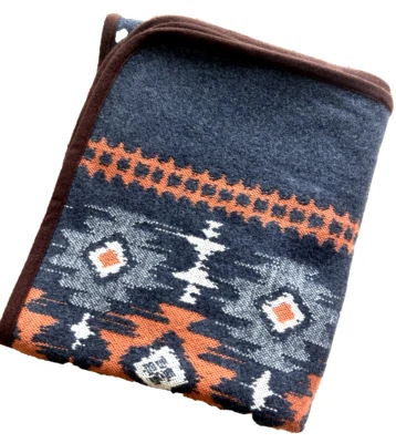 NUEVA ACUSHLA Manta Lana Merino Suroeste Campamento Suave Cálida Lavable Exterior 68 x62 Foto 1 de 4