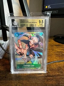 TRAFALGAR LAW ONE PIECE ROMANCE DAWN SR OP01-047 GRADED BGS 9.5 GEM MINT - Bild 1 von 1