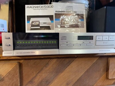  REPRODUCTOR DE CD MAGNAVOX FD-3030 (propietario original) con material manual y de marketing  Foto 1 de 4