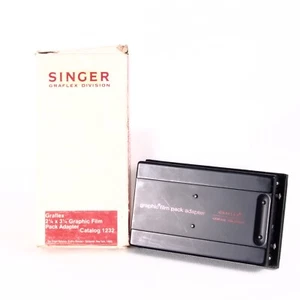 ↑ Adaptador de paquete de películas Graflex Graphic 2 1/4 x 3 1/4 con caja original [EX++] - Imagen 1 de 2