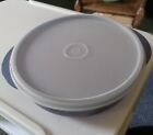 TUPPERWARE Crystal Wave Container 4150-A. With Storage Lid MICROWAVE SAFE 6" 