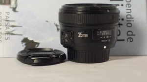 Yongnuo YN 35mm f2 Lens Nikon F #G348 - Imagen 1 de 2