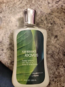 Bath & Body Works RAINKISSED LEAVES 8oz Body Lotion Full Size - Picture 1 of 1