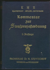 Kleinknecht/Müller/Reitberger: Kommentar zur Strafprozessordnung (2. Aufl. 1950) - Imagen 1 de 1