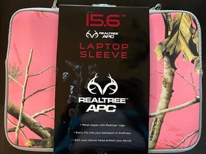 Neoprene RealTree 15.6 Laptop Sleeve RT-SLVP Pink Camouflage NEW Soft Case - Picture 1 of 7