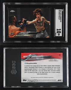 2018 Topps Chrome UFC Sean O'Malley #84 SGC 10 GEM Rookie RC