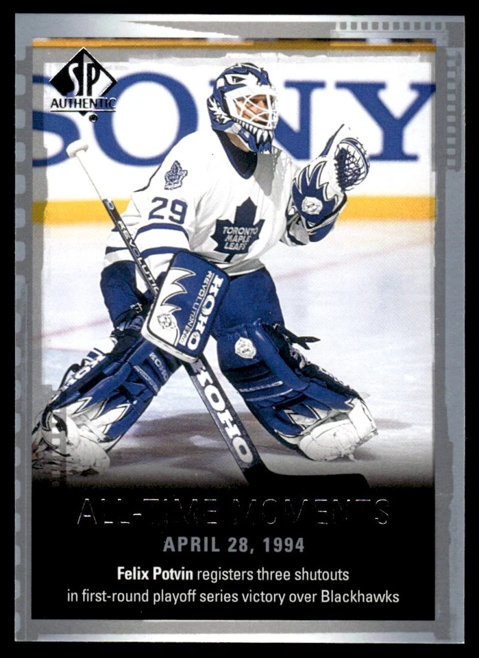 2015-16 SP Authentic Felix Potvin Toronto Maple Leafs #142 - Image 1 of 2