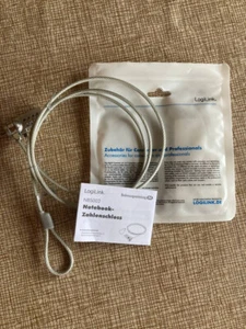 LogiLink NBS002 Notebook Diebstahlsicherung mit Zahlenschloss Robustes Stahlseil - Bild 1 von 2