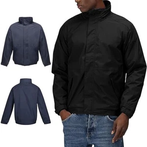 Mens Regatta Professional Fleece Lined Waterproof Taped Seam Eco Dover Jacket - Picture 1 of 9