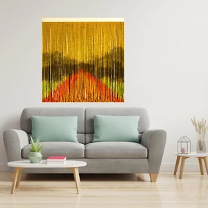 Der edle Makramee-Wandbehang 90 x 90 cm, Wald Design , Deko, Garn 100% Baumwolle - Bild 1 von 11
