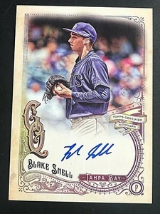 BLAKE SNELL 2017 Topps Gypsy Queen Baseball AUTOGRAPH #GQA-BS Tampa Bay Rays - Picture 1 of 2