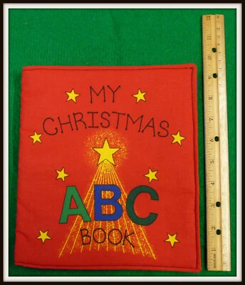 MI LIBRO ABC NAVIDAD - Tela de tela completa Libro suave para niños Regalo para bebés Foto 1 de 4