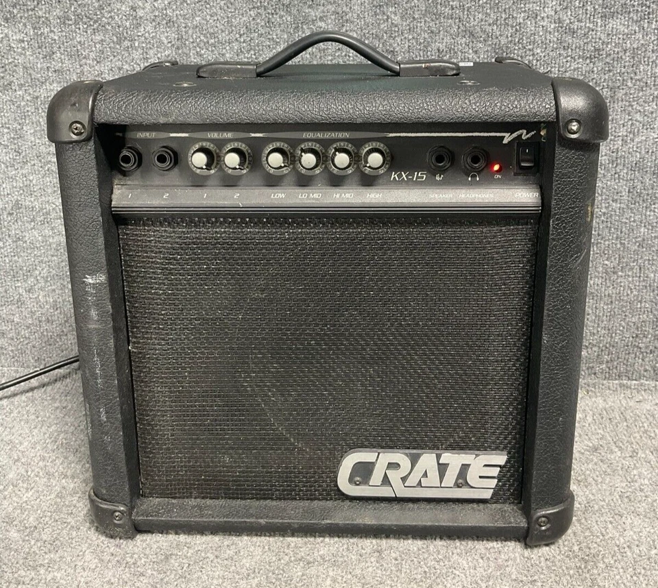 Crate KX‑15 Amp 🎸🎹 EQ + Headphone Jack – Black - Image 1 of 4