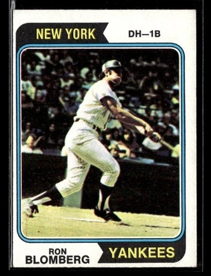 1974 Topps Ron Blomberg #117 - Image 1 of 2