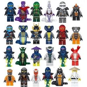 Set mit 24 Ninjago Minifiguren Kai Jay Sensei Wu Meister Bausteine ​​Spielzeug x - Bild 1 von 45
