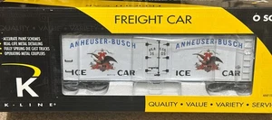 K-LINE K762-5606 ANHEUSER-BUSCH ICE BEER 40’ WOOD-SIDED REEFER O-SCALE Lionel - Picture 1 of 3