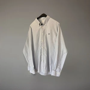 Brooks Brothers Milano Shirt Men’s XL Blue Non-Iron Supima Cotton Preppy - Picture 1 of 9