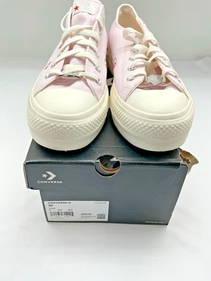 Converse Chuck Taylor All Star Mujer Plataforma Elevación Buey Trébol Goma Talla 10 NUEVO Foto 1 de 4