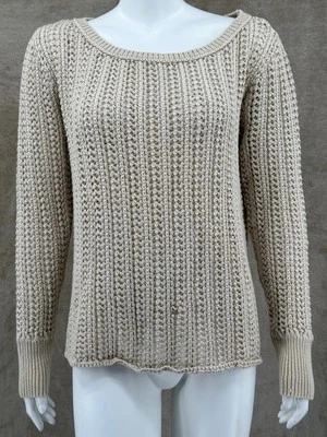 Suéter Calypso St Barth Mujer Pequeño Tejido Abierto Varinka Arena Bronceado Playa Neutro Foto 1 de 4