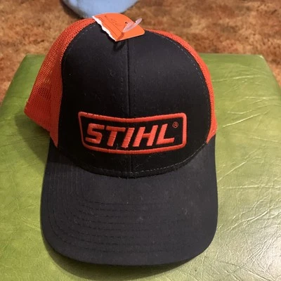 Gorra Stihl Naranja Panel Negro Snapback Ajustable Bordado Outfitters Foto 1 de 4