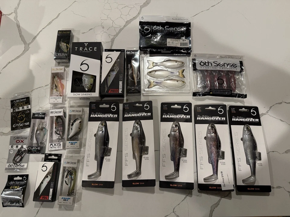 6th Sense Fishing lure Swim Bait Glide Bait Hooks Bass  Tackle New Fishing - Image 1 of 4