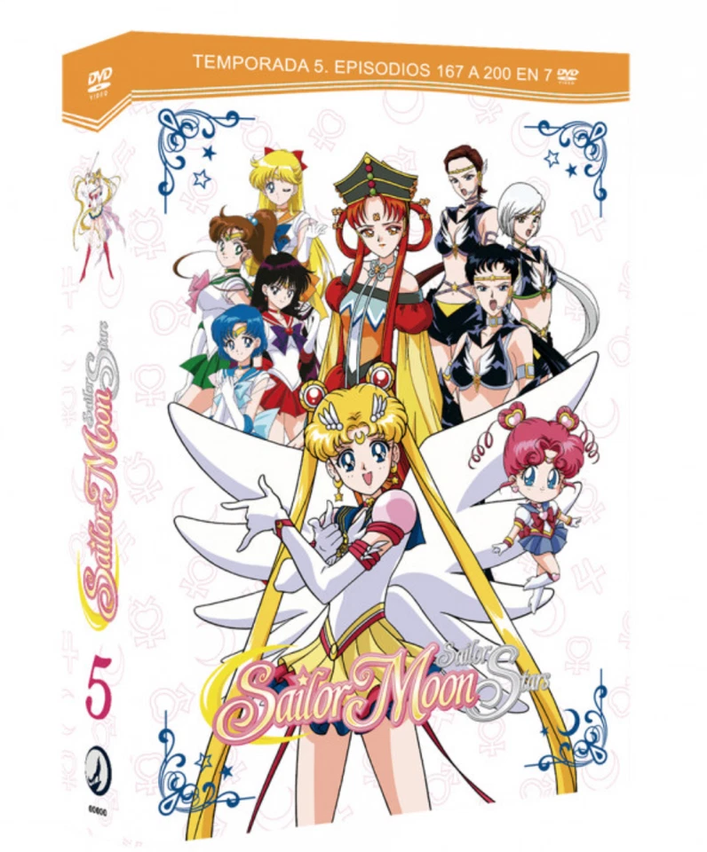 SONY SAILOR MOON STARS TEMPORADA 5 PISODIOS 1 A 34 (167 A 200) - DVD NUEVO