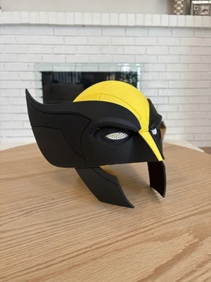 Wolverine Mask Helmet 3d Printed  Magnetic Logan Wearable or Display CUSTOM SIZE - Image 1 of 4