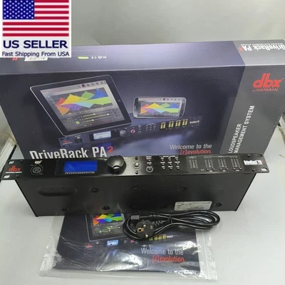 Nuevo sistema completo de gestión de altavoces DriveRack PA2 PA 2 EE. UU. Stock Foto 1 de 4