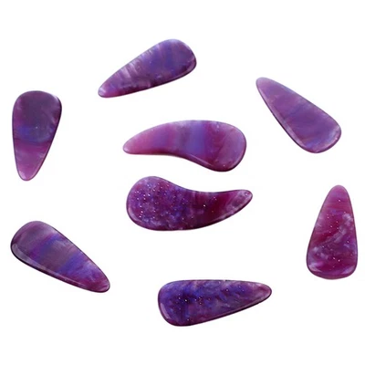(Style 6)8Pcs Guzheng Finger Picks Silicone Polymer Delicate Smoothly Appearance - Image 1 of 4