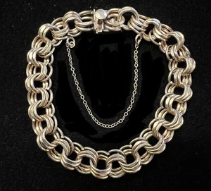 Vintage schweres Elco 1/20.12K GF dreifaches Gliederarmband 19,66 g Bettelarmband 7” x 3/8” - Bild 1 von 6