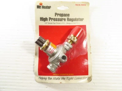Mr. Heater F273719 Zinc 0-60 PSI Propane High Pressure Regulator, Old Version - Image 1 of 4