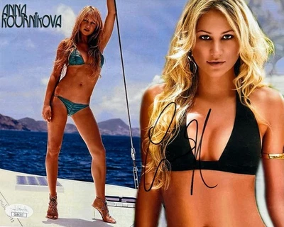 ANNA KOURNIKOVA Signed Autograph 8 x 10 PHOTO TENNIS MODEL JSA CERTIFIED CA84313 - Image 1 of 4