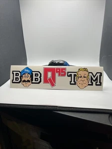 Vintage  Bob & Tom  Q95 FM Radio Vinyl Sticker - Picture 1 of 3