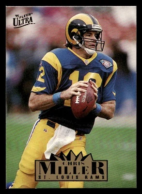 1995 Ultra Chris Miller #278 St. Louis Rams - Image 1 of 2