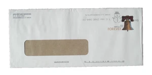 US FOEVER FIRST-CLASS USED STAMPED POSTAL COVER HISTORY 2012 - Picture 1 of 2