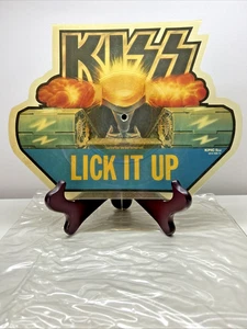 Kiss Lick It Up Shaped Picture Disc Vinyl Record - Picture 1 of 3