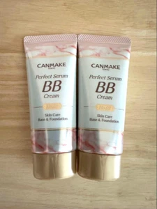 CANMAKE Perfect Serum BB Cream 02 (Natural) Base Foundation SPF50+/PA 2 Pack set - Picture 1 of 4