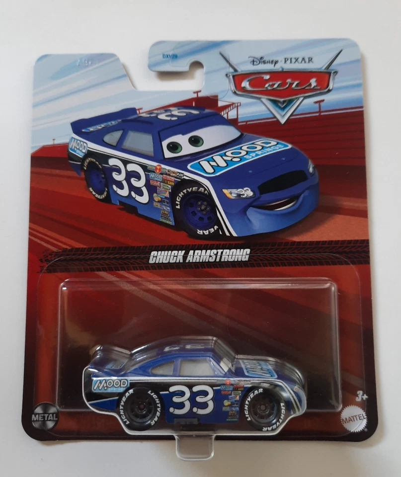 Mattel GBY23 Disney Cars - Chuck Armstrong Die-Cast in scala 1 55