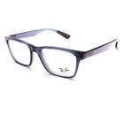 Ray-Ban RB7025 Herren quadratische Brille Gestell optische Brille Rx 55 mm blau klar