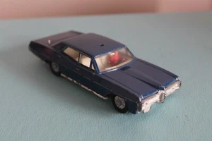 Dinky Toys 5.2” PONTIAC PARISIENNE Diecast POLICE Car Vintage BLUE No:252 - Picture 1 of 9