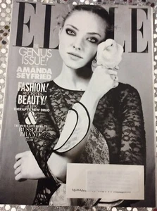 2011 APRIL ELLE MAGAZIN - AMANDA SEYFRIED - MODEMODELLE DIOR & GUCCI MUSTER - Bild 1 von 11
