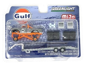 Chase! Greenlight 1:64 1972 Chevrolet K-10 Monster Truck w/Gooseneck Trailer - Picture 1 of 1
