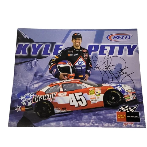 Kyle Petty Promotional Poster 45 Racing 200 Nascar Cup 8.5x11 Georgia Pacific GP Cover