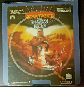 Vintage 1982 Star Trek II  RCA VideoDisc SelectaVision Paramount Home Video