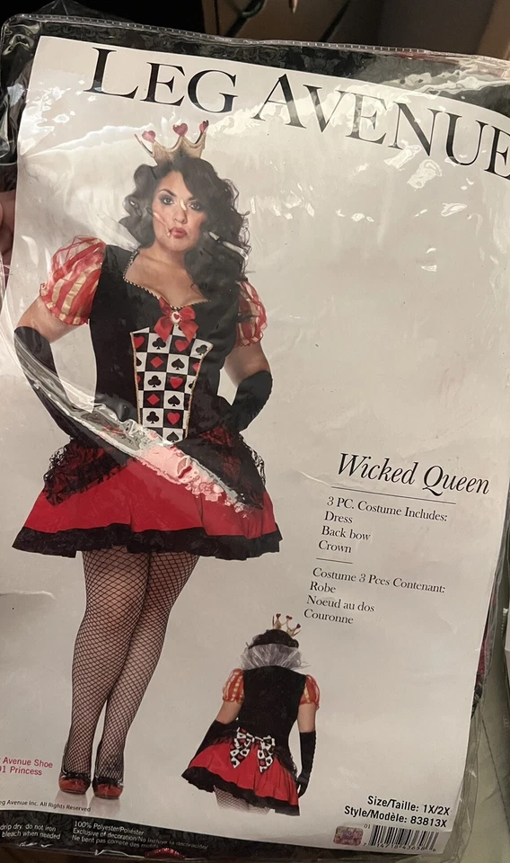 disfraz reina de corazones mujer xl Foto 1 de 1