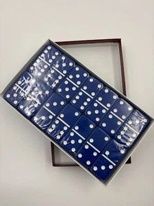 Doppio sei Jumbo senza spinner Domino Blu in confezione regalo - Foto 1 di 4