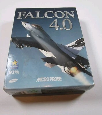 Falcon 4.0 PC CD-ROM Big Box Flight Simulation - 1998 Microprose - GERMAN VER - Image 1 of 3