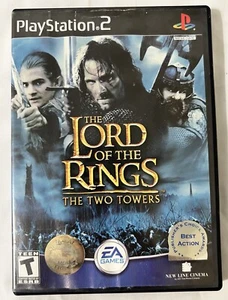 El Señor de los Anillos Dos Torres PS2 Sony Playstation 2 Completo con Fantasía Manual - Imagen 1 de 5