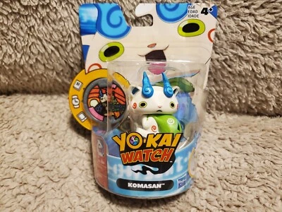 Yo-Kai Watch ~ KOMASAN  ~ 2 1/2" Medal Moment Figure ~ by Hasbro - Image 1 of 3