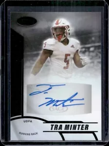 Tra Minter 2019 Sage Aspire Black Auto Autograph Rookie Rc - Picture 1 of 3